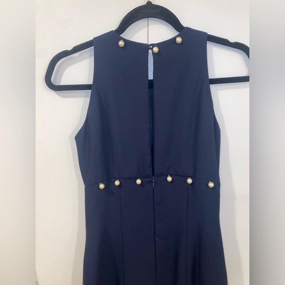 Watters and Watters Blue Pearl midi dress - Picture 3 of 8